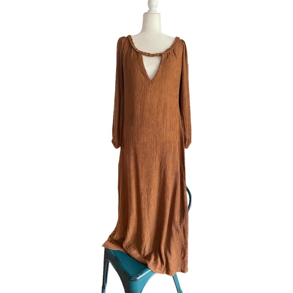 NWT Savannah Morrow Zuni dress in Caramel size S - Picture 4 of 13